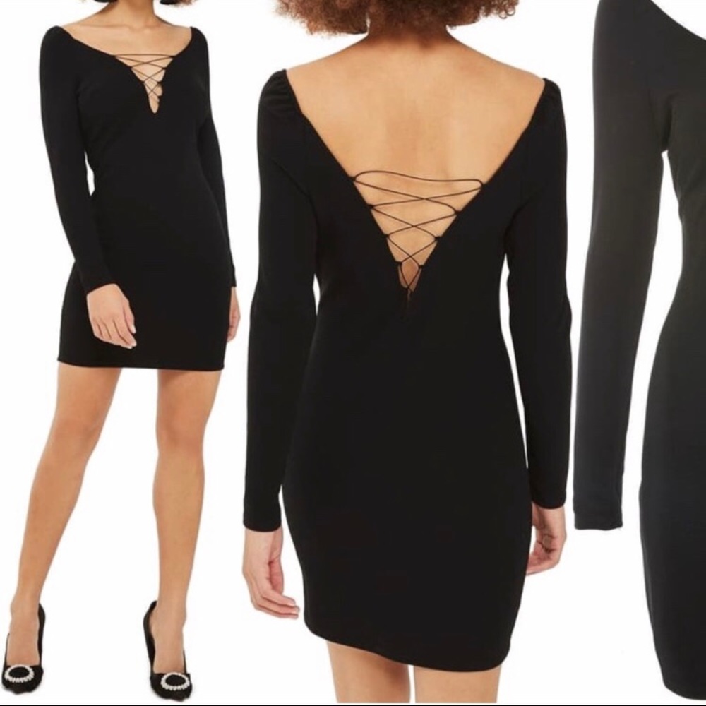 Topshop Black Dress